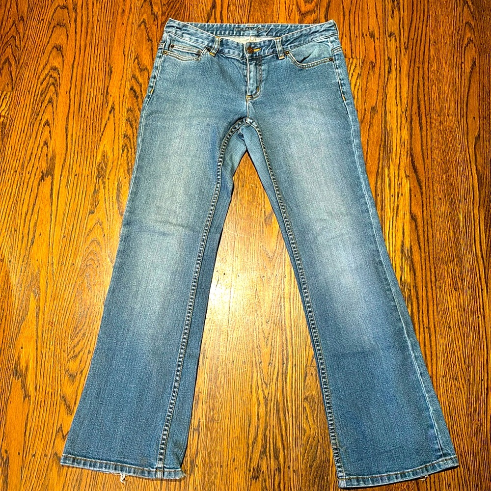 Michael Kors boot cut medium wash jeans